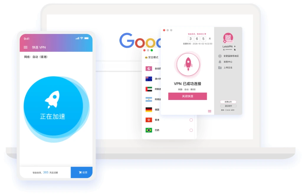 快连官网工业风专网连接与加密加速产品图
